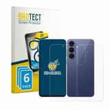 BROTECT - Screenprotector voor Samsung Galaxy S26 FE (Voor+Achter) - Folie Beschermfolie transparant 6 Stuks