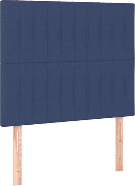 vidaXL Hoofdeind & Voeteind Blauw