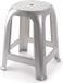 Plastic Forte Tabouret Argenté - Set de 3
