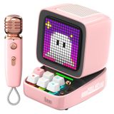 Divoom Ditoo-Mic Mini Mono enceinte sans fil Rose 15W avec Microphone