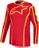 Alpinestars Fluid Apex V2 Motocross-trui Rood/goud L
