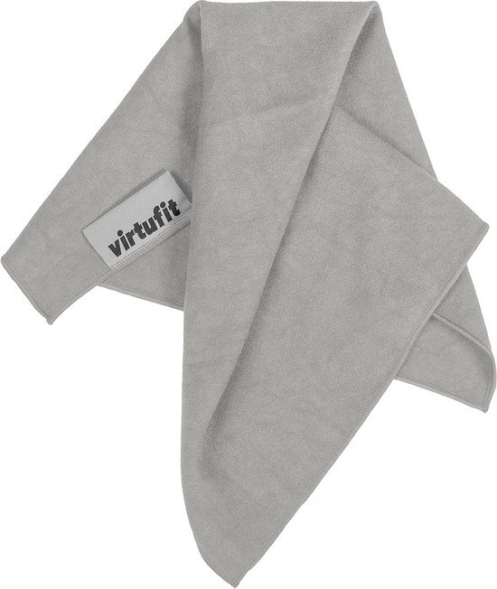 Virtufit Premium Yoga Handdoek - 76 x 51 cm - Natural Grey