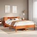 Maison Exclusive - Lit avec étagère, sans matelas, 140 x 190 cm, pin massif