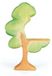 Eucalyptus Bois Fait main Arbre 17cm Hauteur