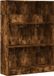 vidaXL Boekenkast 80x24x109 cm bewerkt hout gerookt eikenkleurig