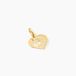 Eudocie Pendentif Coeur Lettre Or Jaune