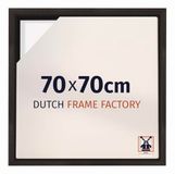 Dutch Frame Factory - Baklijst 70x70 cm Eiken Donker - MDF