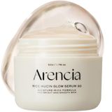 Arencia Rijst Mucin Overnight Glow Gezichtsmasker Serum 30, 1.7 Oz, Plumps Huid met Hyaluronzuur