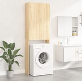 LBB Wasmachine ombouw - Kast - Opbouwmeubel - Sonoma eiken