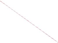Mopec S101.01.02 Koord 4 draad x 200 m, Gevlochten Katoen, Roze en Wit, Textiel, Bicolour, One Size