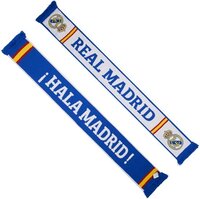 Real Madrid Sjaal Logo Blauw/wit 100 cm - Unisex - Acryl - 2024