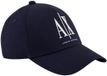 Armani Exchange Dames Baseball Cap Zwart Katoen One Size