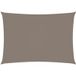 Bonnevie Voile d'ombrage Voile de parasol - Toile d'ombrage Tissu Oxford Rectangulaire 3,5x4,5 m Taupe Bv995639