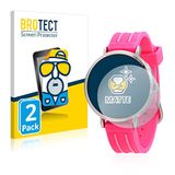 brotect 2x Antireflecterende Beschermfolie compatibel met Kiddus Children´s Learning Watch
