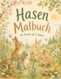 Mein ruhiges Hasen Malbuch ab 2 Jahren: Für sensible & neurodivergente Kinder – Extra dicke Linien, einfache Motive und reizarme Ausmalbilder