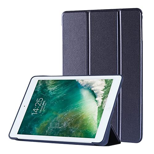 Msadgy Hoes voor iPad 9e generatie 2021 / 8e generatie 2020 / 7e generatie 2019 10,2 inch Trifold Stand Protective Smart Case met zachte TPU achterkant, Auto Sleep/Wake