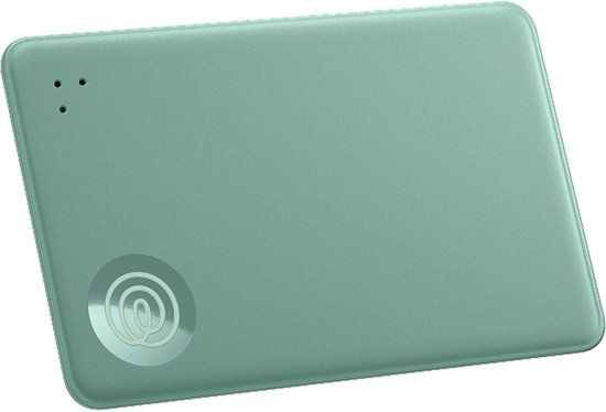 Tile Life360 Tile Slim - Krachtige Bluetooth Tracker - Item locator voor Portemonnee, Bagagelabels, Paspoort - 1 stuk (Seaglass)