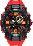 SMAEL Montre Oui-29481 Rouge - Design Sportif et Robuste KP29481