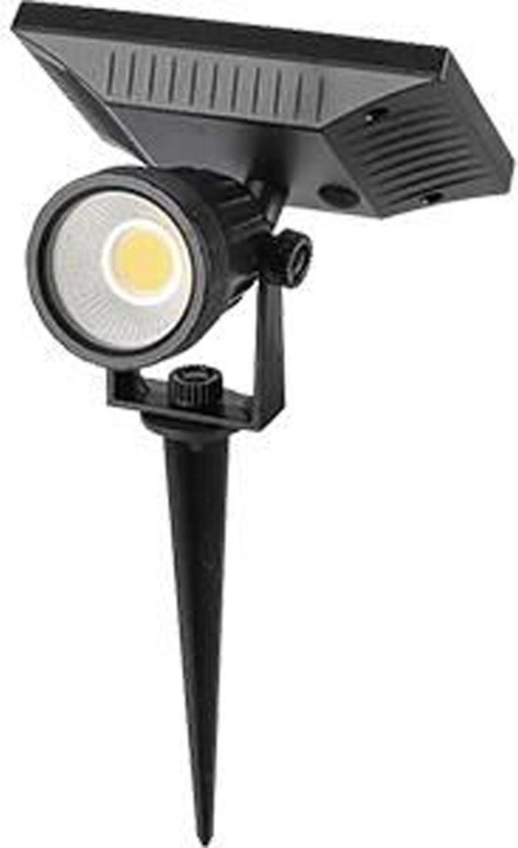 V-TAC VT-952 Solar Spike Light - 2W - 3000K - Zwart