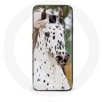 Maniacase Hoesje voor Samsung Galaxy S6 Appaloosa wit paard