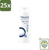 Neutral 25 x Lait corporel Peau sensible - 0% Colorant & Parfum - 250 ml