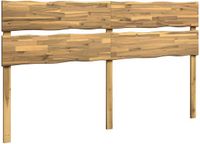 vidaXL Hoofdbord ROSTOCK Wit 200 cm Massief Acaciahout