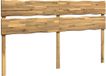 vidaXL Hoofdbord ROSTOCK Wit 200 cm Massief Acaciahout