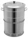 StarTech 360° BBQ-ton – losstaande houtskoolgrill – rookvrij – roestvrij staal 201 – cilindrisch, 41 cm diameter, 66 cm hoogte – geschikt voor camping en tuin – zilver