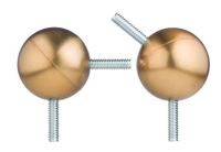 Ivilon Erker Gordijnroede Hoekconnector - voor staven van 5/8 tot 1-1/8 Inch - Warm Goud