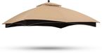 Azomor® Remplacement de toiture et capuchons de poutre pour modèles de pavillon de jardin - Nouvelle plaque de polyester acrylique beige