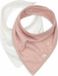 Jollein Slab Bandana Katoen Slabbetjes Baby 2 Stuks Twinkling Wild Rose