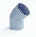 Dyka PVC coude manchon/spigot 45° 110mm