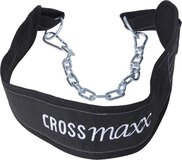 Lifemaxx Crossmaxx Belt - Squat Belt - Zwart/Zilver - One size