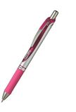 Pentel EnerGel Xm - Gelpen - Roze, Zilver
