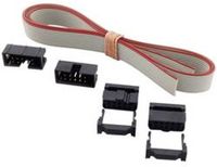 BKL Electronic 10122100 Pinconnectorset Met trekonlasting Rastermaat: 2.54 mm Totaal aantal polen: 10 Aantal rijen: 2