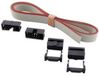 BKL Electronic 10122100 Pinconnectorset Met trekonlasting Rastermaat: 2.54 mm Totaal aantal polen: 10 Aantal rijen: 2