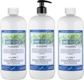 Claudius Cosmetics B.V. Douchegel Eucalyptus 1 liter - set van 3 stuks - met gratis pomp - Showergel