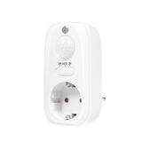 LogiLink PA0248 - stekkeradapter (1x CEE 7/3) met bewegingsmelder dag-/nachtsensor (detectiebereik: 100° / detectieafstand: tot 8 m), wit