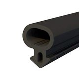 DQ-PP S-232 Panorama raamafdichting, zwarter rubberen afdichtingstape, kunststof afdichtingen, aluminium profielafdichting, voor pvc ramen en deuren, 40 m