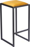 FERRO Tabouret de bar 64 cm, jaune