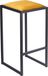 FERRO Tabouret de bar 64 cm, jaune