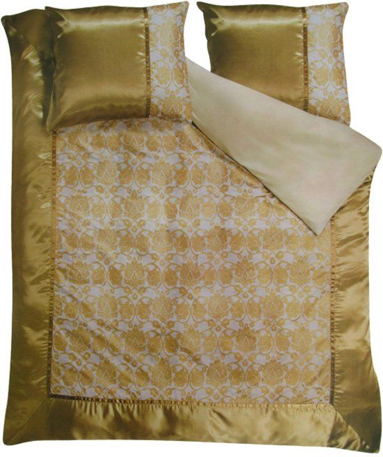 Essenza Shine Dekbedovertrek - Eenpersoons - 140x200/220 cm - Gold - Katoen