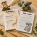Merkloos / Sans marque Babyshower kaartjes - invulkaarten - 20 stuks - A5 formaat