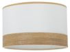 OEM E27 Lampenkap, wit/hout, 40x40x20 cm, geschikt voor de woonkamer
