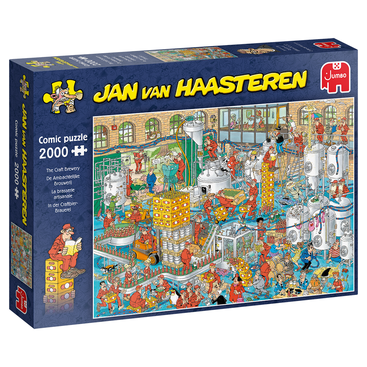 Jan van Haasteren De Ambachtelijke Brouwerij 2000 stukjes -Legpuzzel voor volwassen