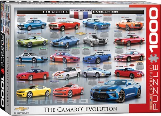 Eurographics legpuzzel - Chevrolet Camaro Evolutie - 1000 stukjes