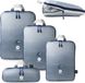 Unyqoos® Sacs de compression avec boucle – Sacs de compression légers en nylon ripstop, hydrofuge, organisateur de valise et de voyage, set de 10 (dont 1x XL)