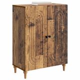 vidaXL Dressoir Oud hout 66 x 34,5 x 90 cm Bewerkt hout
