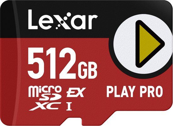 Lexar 512GB Micro SD Play Pro 900 Mb/s