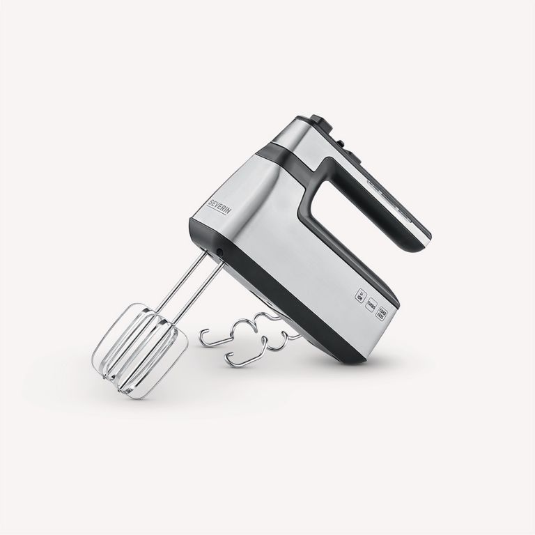 Severin HM 3843 Handmixer - 100W - Zwart/Zilver - Draadloos